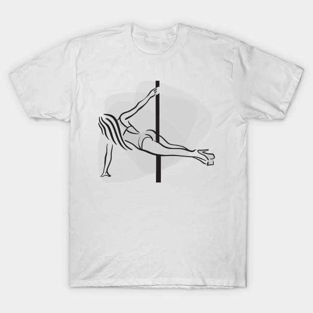 Pole Dancer T-Shirt by LifeSimpliCity